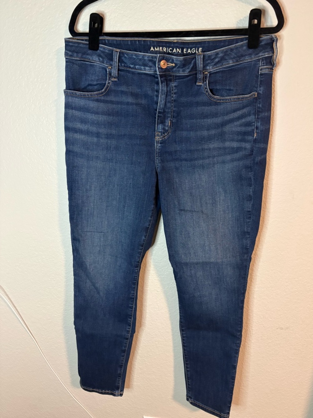 American Eagle Outfitters Dark Blue Skinny Jeans